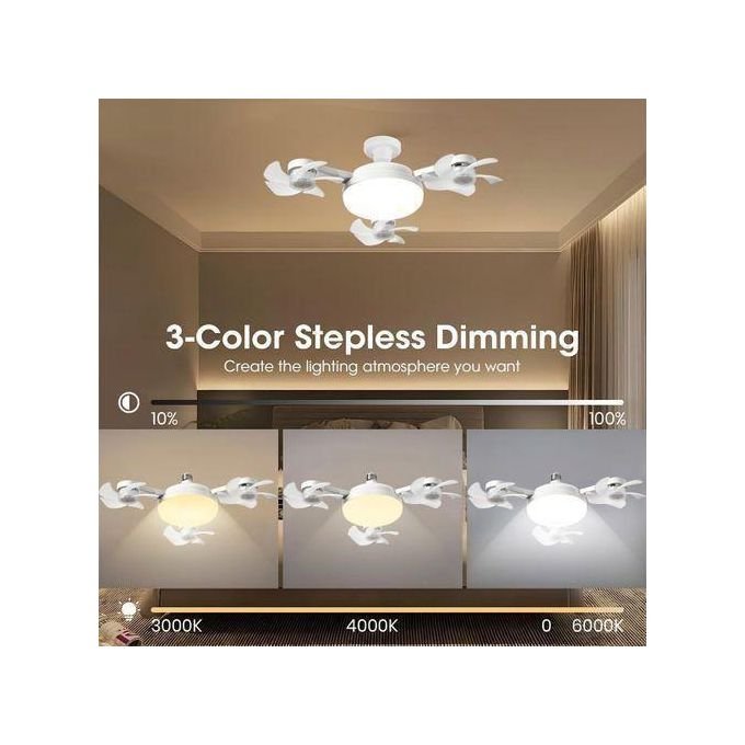 Integrated Multi-Fan LED Ceiling Light