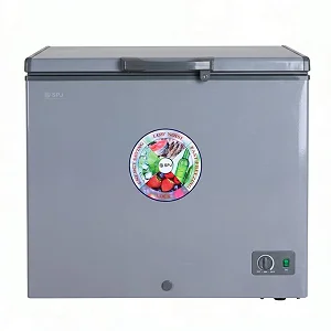 SPJ 260L Deep Freezer / Chest Freezer – Energy Saving, Fast Freezing, Lockable Lid - Grey (5 Years Warranty)