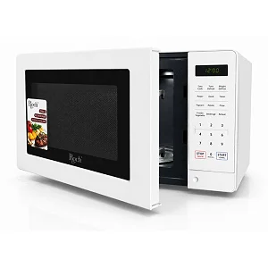 Roch 20L Digital High Tech Mirror Door Microwave Oven – White