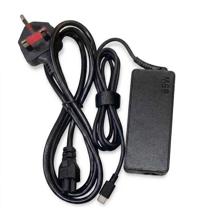 Lenovo 65W Type-C Power Adapter for Compatible Laptops