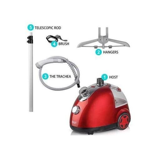 RAF Vertical Garment Steamer 1700ml - Red(1 YR WRTY)