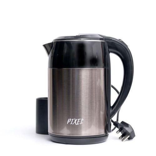 Stainless Steel Electric Kettle (2.5L) with FREE 4-Way Surge Protector Power Extension