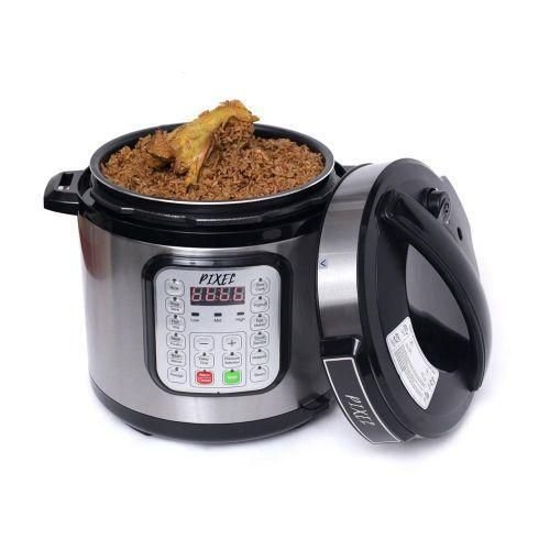Pixel 7 Liters Digital Multi-function Pressure Cooker with Food Steamer