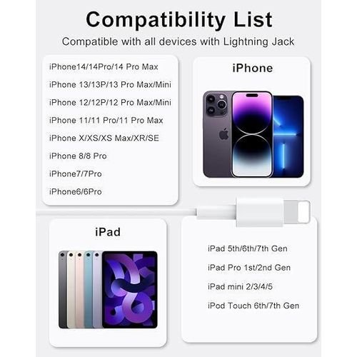 IPhone Lightening  Wired Earphones For IPhone 14/13/12/11/XR/XS/X/8/7/SE/Pro/Pro Max