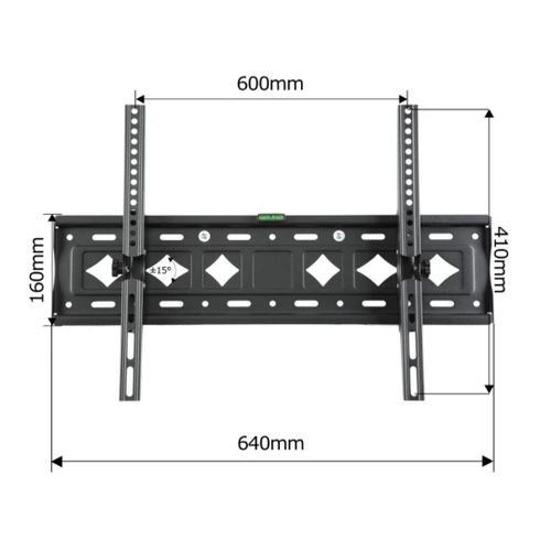26-80 Tilting Wall Tv Mounts - Black