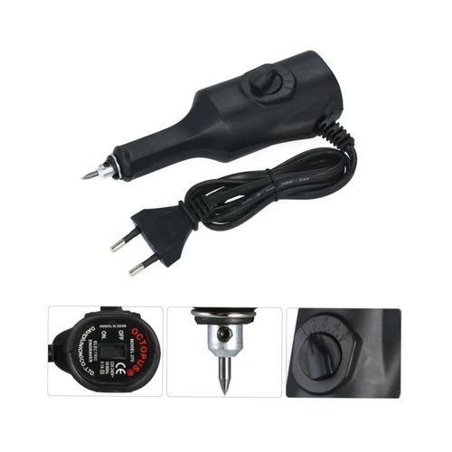 Electric Engraving Pen 8Watts Carving Pen - Black