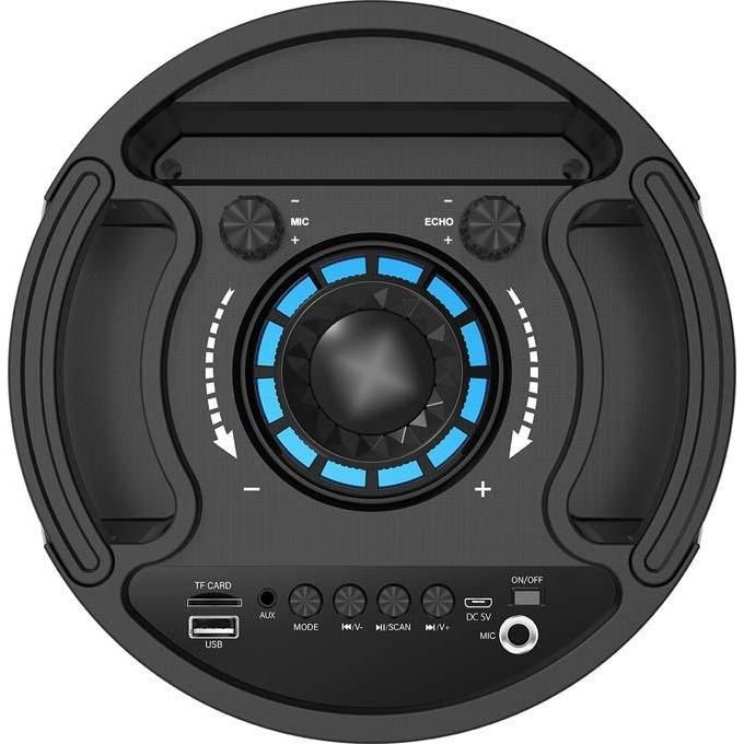 FQL 6.5-Inch Bluetooth Party Speaker with  Microphone, USB Flash Port & Bluetooth