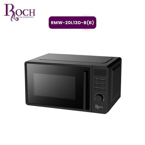 Roch 20L Fast Heating  Microwave Oven - Black (2YRS WRNTY)