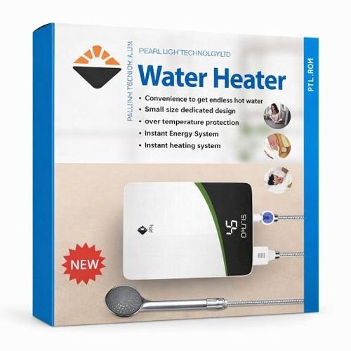 Instant Electric Water Heater, Portable Tankless Water Heater With LED Touch Screen Control