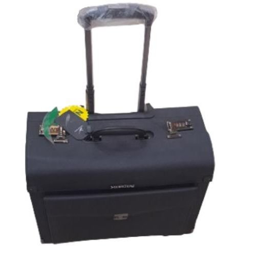 Executive Pilot Box Travel Bag - Black