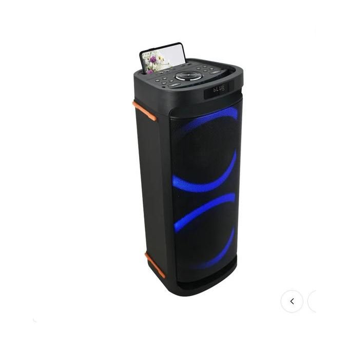 Sonashi Dual 6.5-Inch Bluetooth Rechargeable Speaker – Black