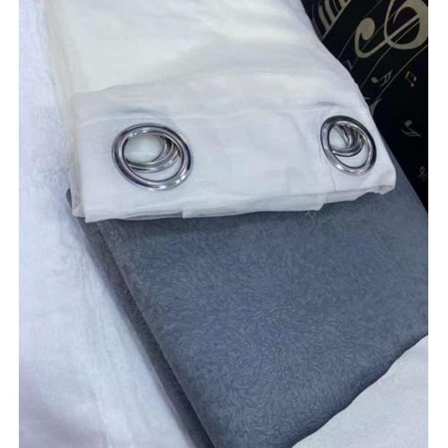 2 Pcs Curtain pieces 2 by 1.5m & 3m White Net