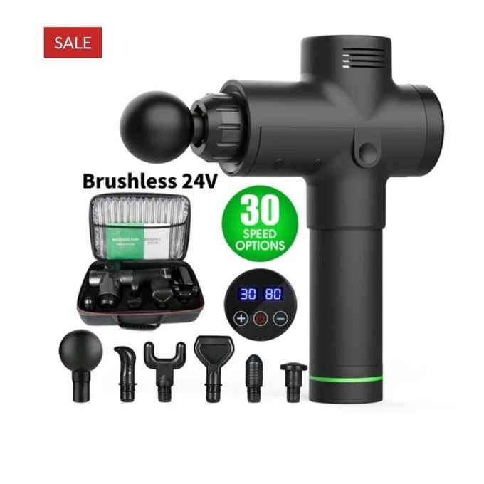 Rechargeable Deep Tissue Massage Gun – Professional Muscle Massager