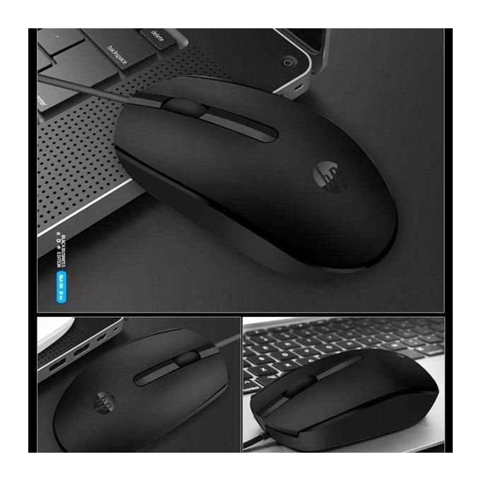 HP M10 Wired Mouse – Black