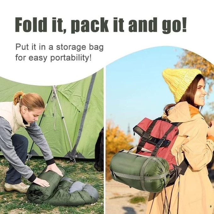 Portable Outdoor Sleeping Bag for Camping, Hiking and Travel