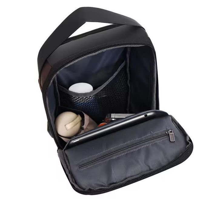 Multi Purpose Chest Cross Bag - Black