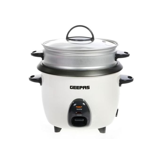 1.5Litre Geepas 3 In 1 Multifunction Electric Rice Cooker - White