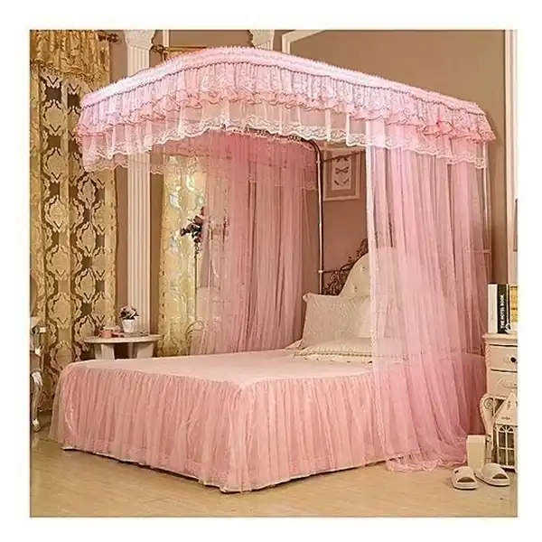 2 Stand Rail Mosquito Net 5by6 & 6by6 - Pink