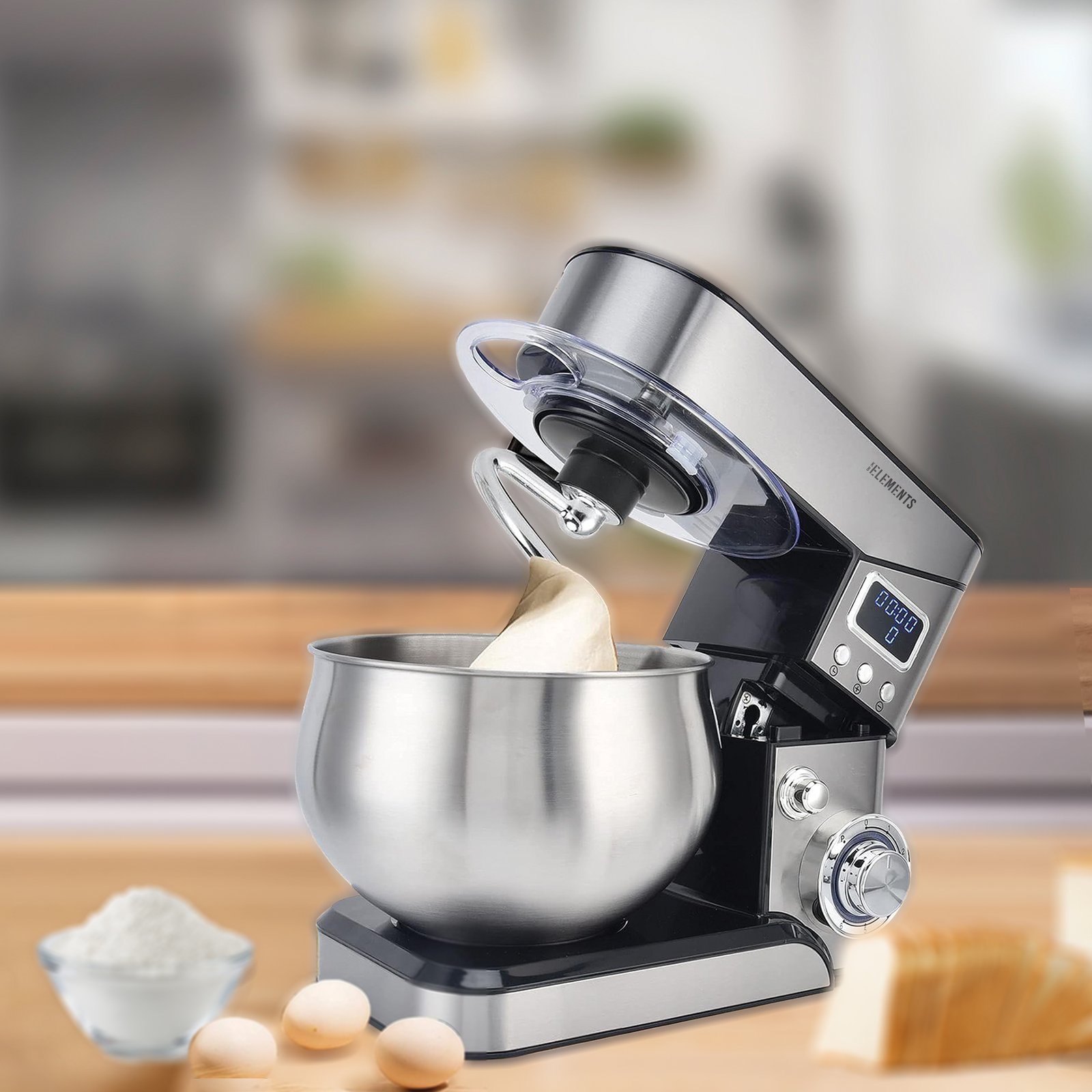 Sonashi 12L Electric Stand Mixer  Stainless- silver