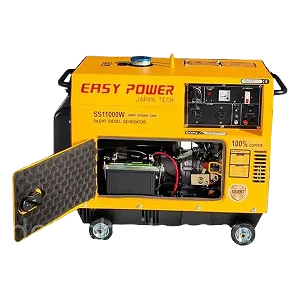 Easy Power SS11000W Silent Diesel Generator, 5kW, Portable