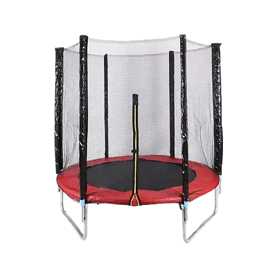 8FT Outdoor Trampoline with Safety Enclosure