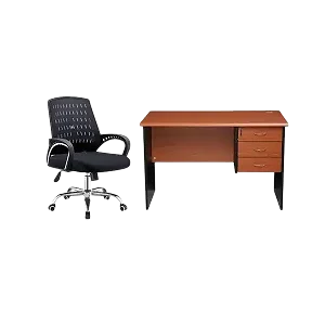 Set Of Office Chair And A Table 120cm