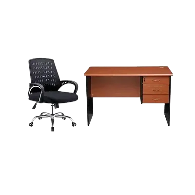 Set Of Office Chair And A Table 120cm