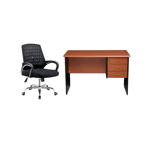 Set Of Office Chair And A Table 120cm