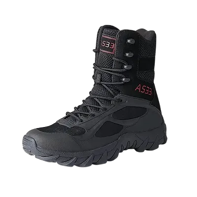 Mens Waterproof Hiking Durable Combat Boots