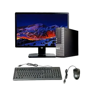 DELL OptiPlex 3020 SFF, Core I3/i5 core Win 10pro 8GB Ram, 500GB HDD, MS Office 2013 Pro 19" LCD-Black