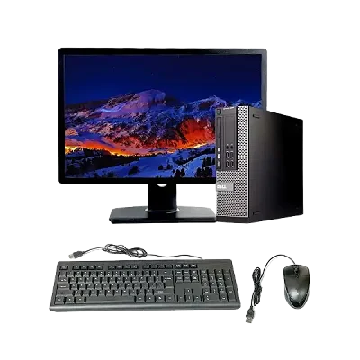 DELL OptiPlex 3020 SFF, Core I3/i5 core Win 10pro 8GB Ram, 500GB HDD, MS Office 2013 Pro 19" LCD-Black