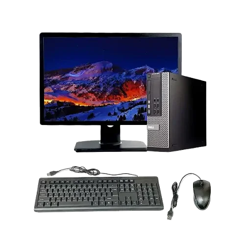DELL OptiPlex 3020 SFF, Core I3/i5 core Win 10pro 8GB Ram, 500GB HDD, MS Office 2013 Pro 19" LCD-Black