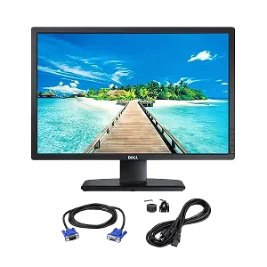 DELL Refurbished 19inch LED Monitor With Free VGA and HDMI Cables- Black