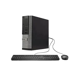 DELL Refurbished Optiplex Desktop CPU 4gb RAM 500GB HDD I5 With Free VGA-Black