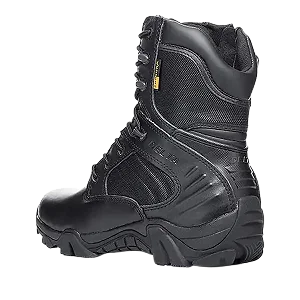 Men's Combat Boot Outdoor Desert Boots Hiking Shoes Waterproof Leather Boots - Black