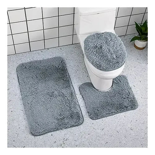 Generic 3pcs Bathroom Rug, mat Set