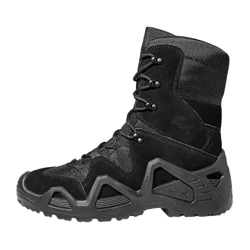 Hiking Shoes Men High-top Waterproof Boots - Black