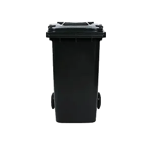 Outdoor 100L Plastic Waste Bin with Wheels