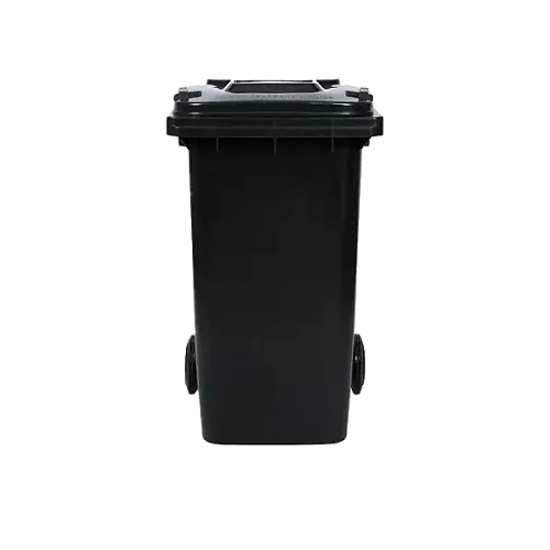 Outdoor 100L Plastic Waste Bin with Wheels