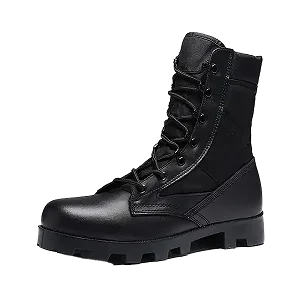 Siwar High-top Desert Leather Men's Boots - Black