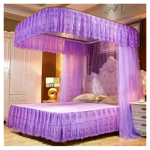 2 Stand Rail Mosquito Net 5by6 &amp; 6by6 - Pink