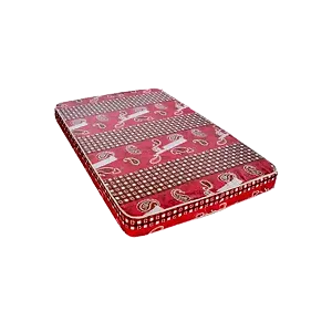 6x6 Rosefoam Tape Edge Mattress 8Inch - Multicolor