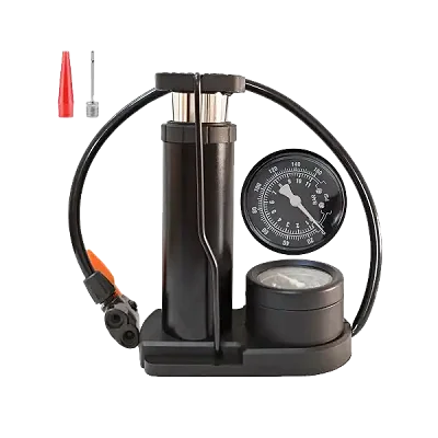 Bike Pump Mini Portable Bicycle Foot Pump with Pressure Gauge Bike