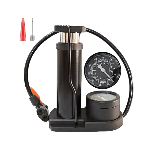 Bike Pump Mini Portable Bicycle Foot Pump with Pressure Gauge Bike