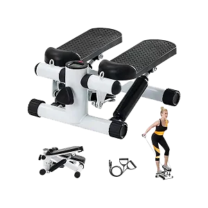 Mini Stepper with Resistance Bands