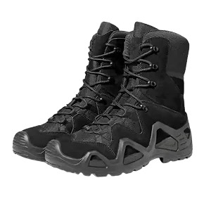 Safety Shoes Climbing Hiking Shoes Men Boots - Black