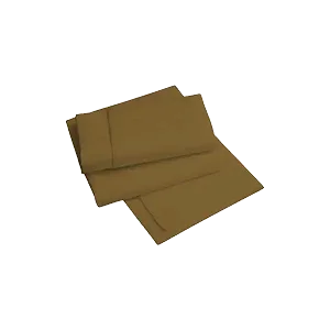 Premium 6x6 6 pcs Cotton Not-Fitted Bedsheets Set - Yellow