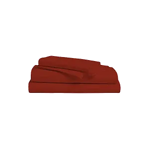 American 6 Pieces 6x6 100% Cotton Bedsheets - Maroon