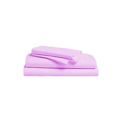 American 6 Pieces 6x6 100% Cotton Bedsheets - Pink