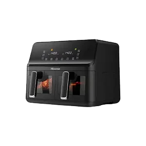 Hisense 8.6L Dual Airfryer with LED Touch Control Panel – Black